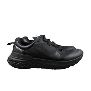 Nike Shoes Mens 10 Sneaker React Miler 2 Shield Running Athletic Trainer Black